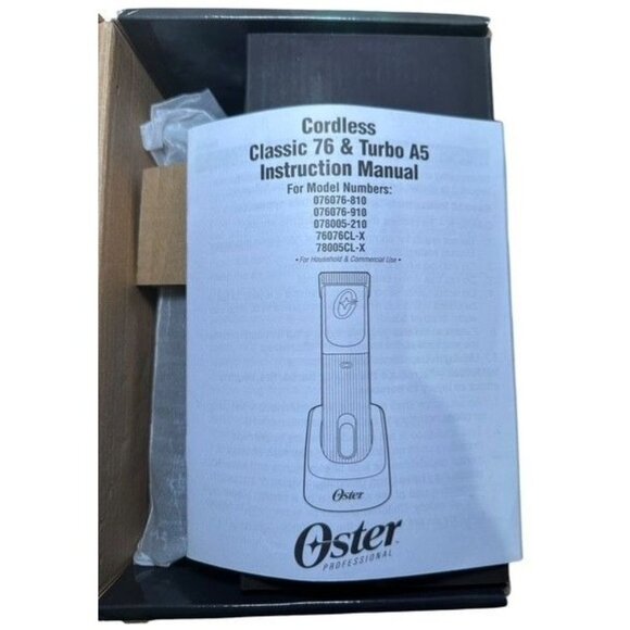 Oster Professional Cordless Clipper Classic 76 Black For Parts Only | New Unused - Picture 13 of 16